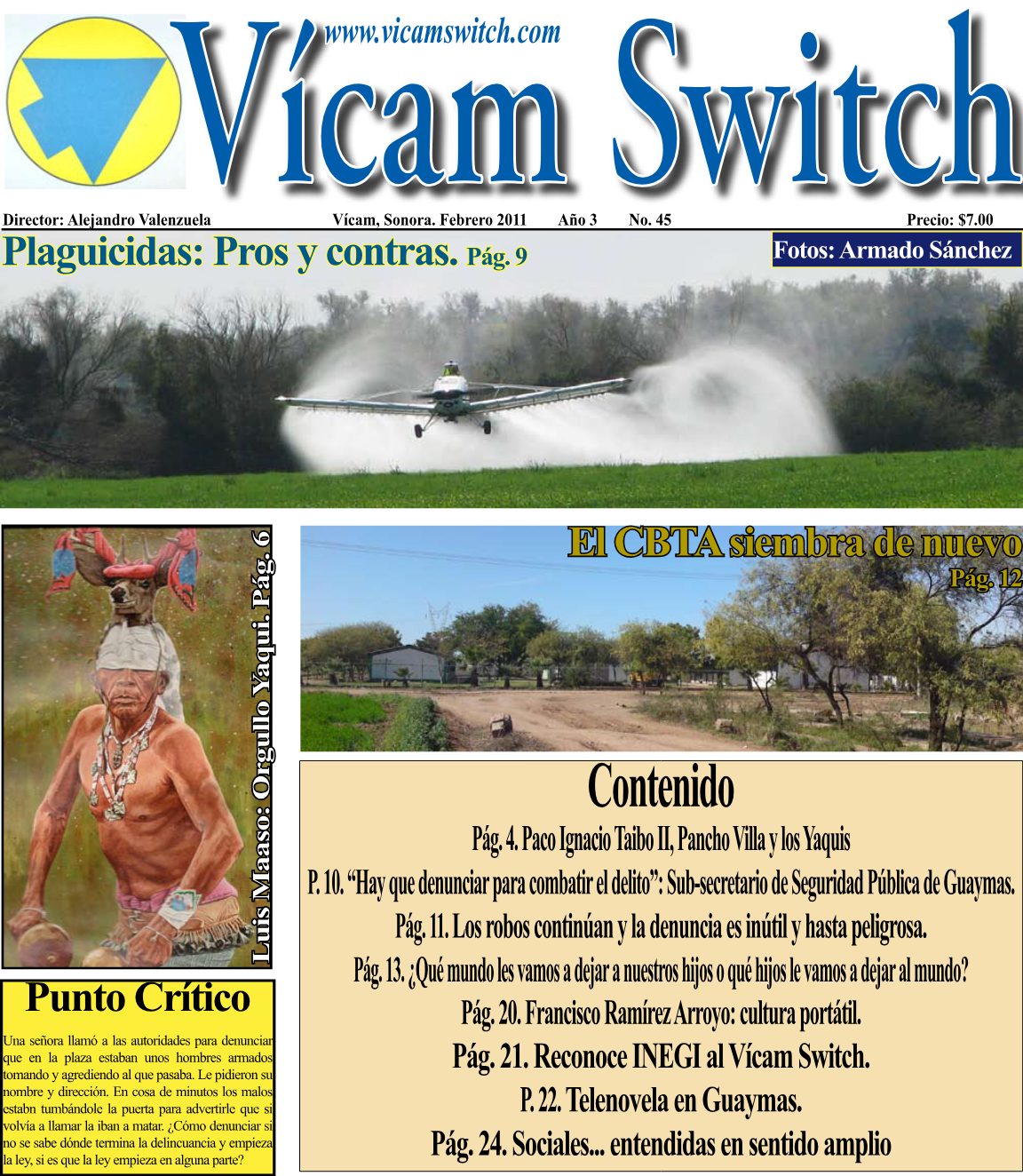 Portada: El CBTA siembra de nuevo
