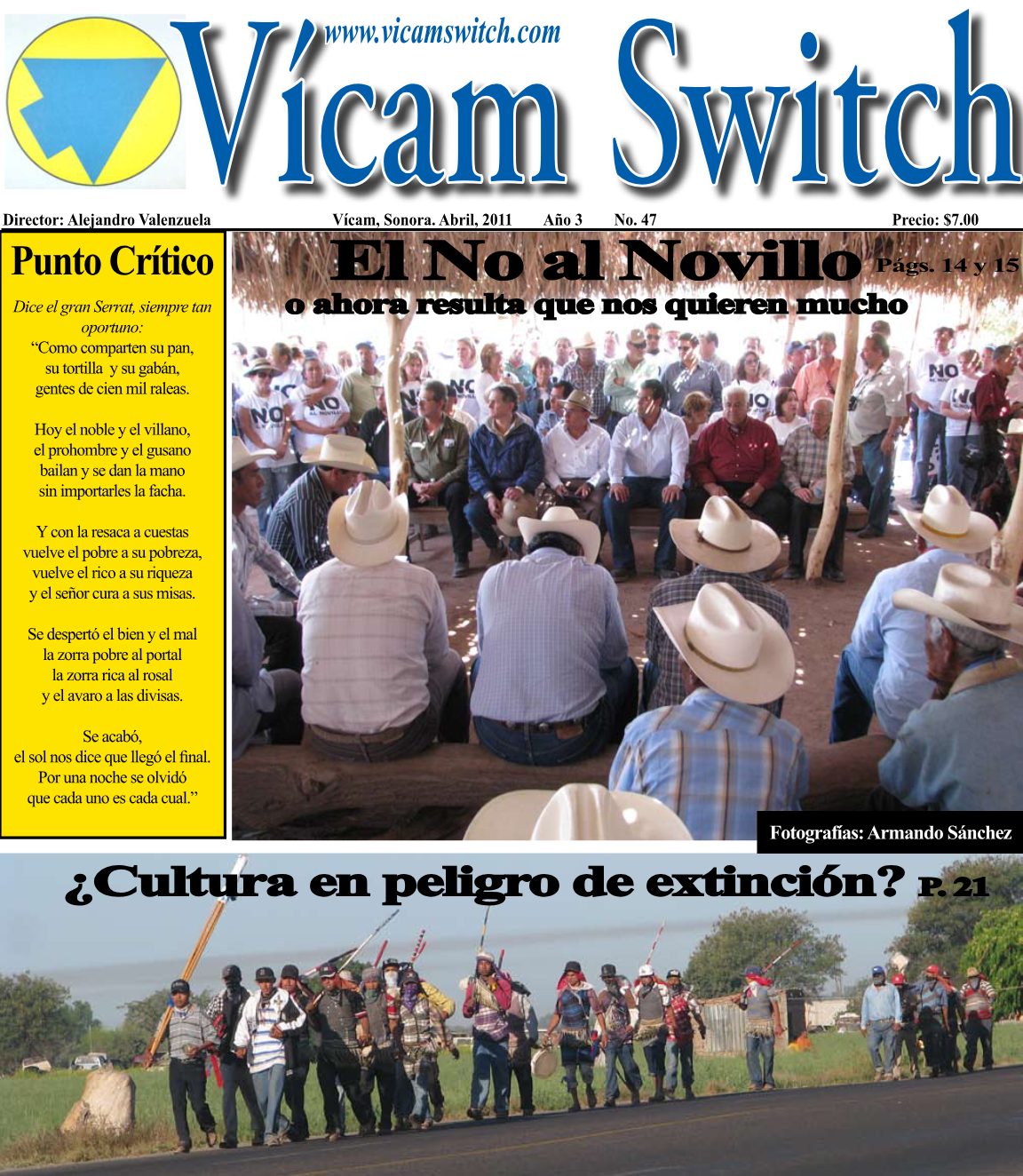 Portada: El No al Novillo
