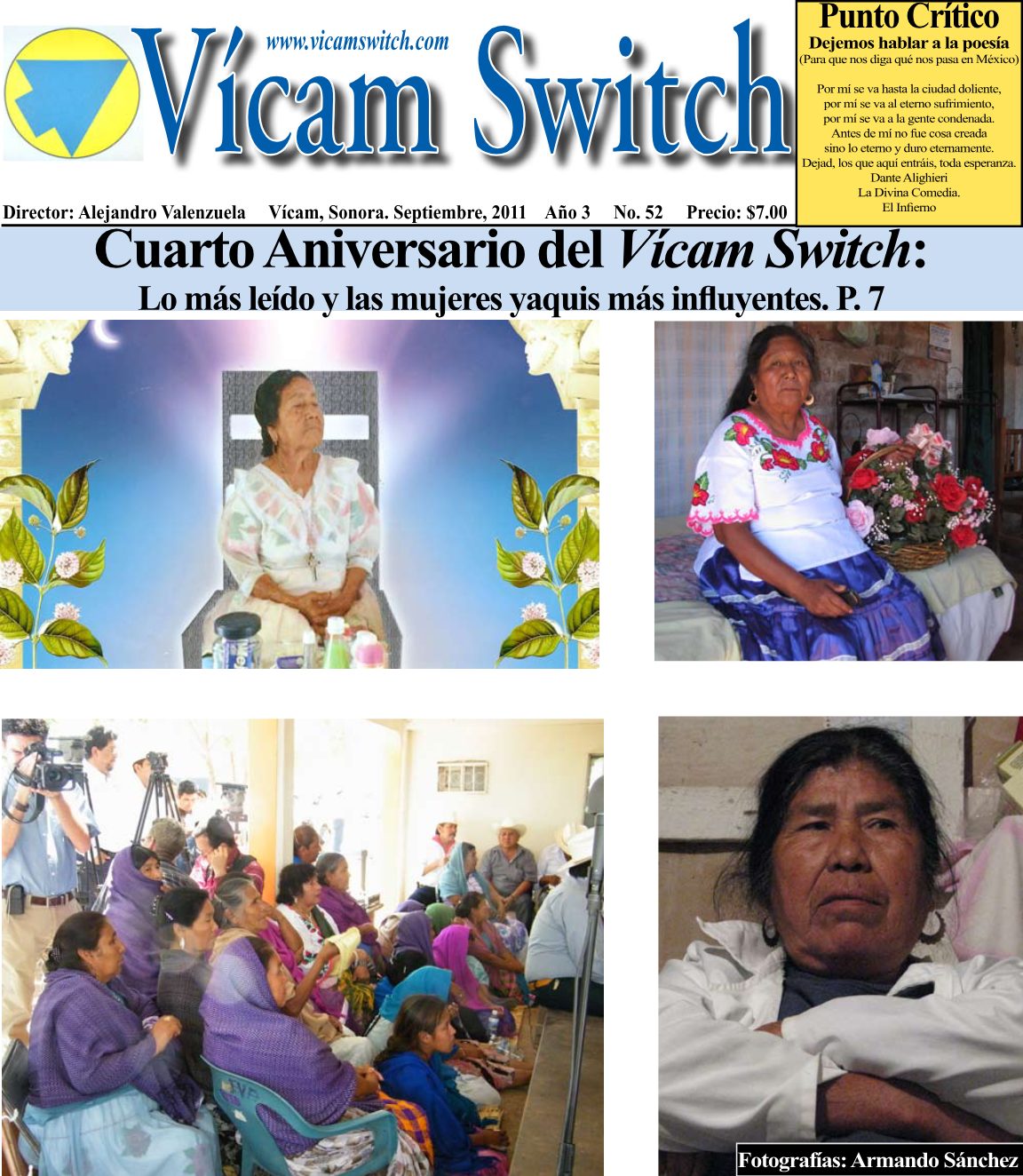 Portada: Cuarto Aniversario del Vícam Switch