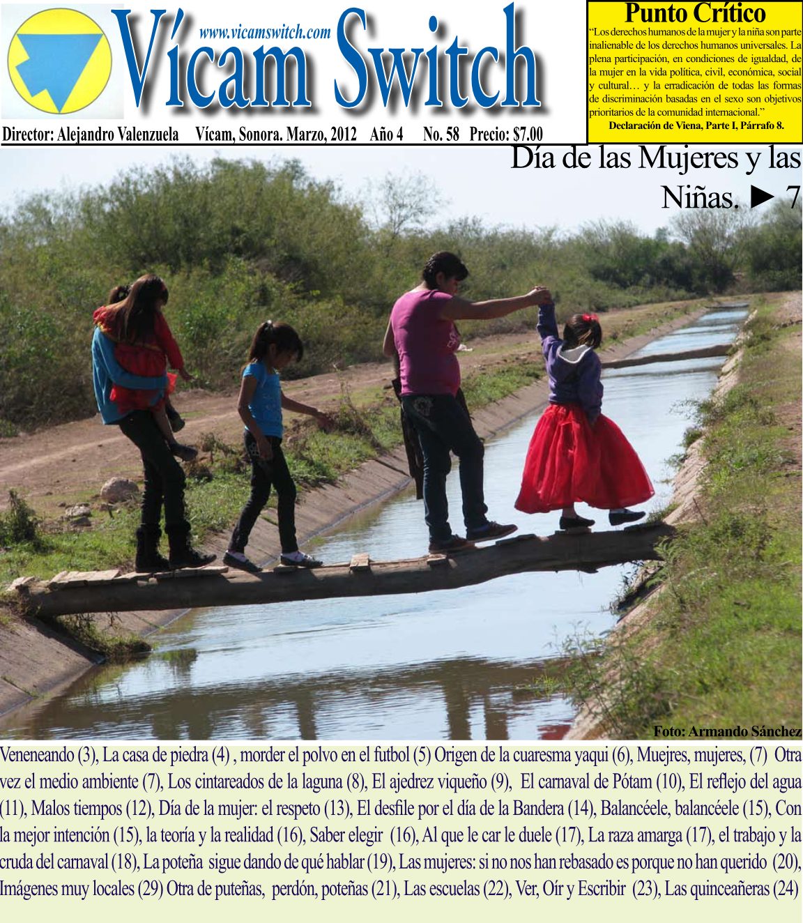 Portada: Día de las Mujeres y las Niñas