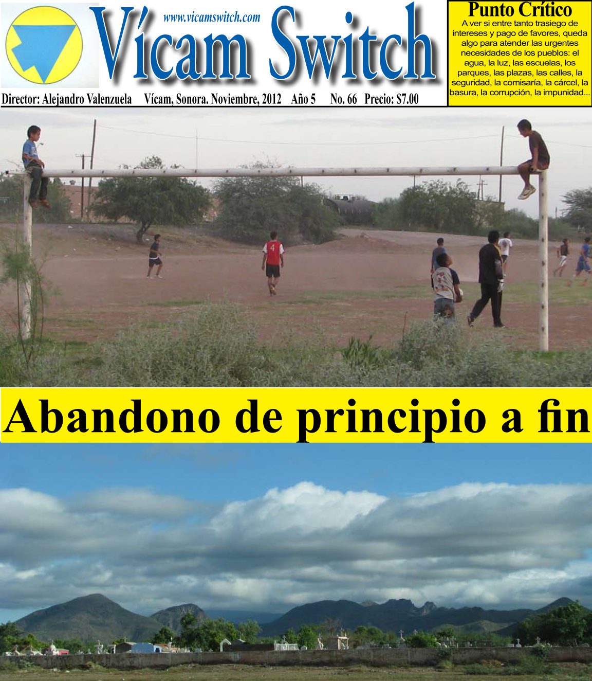 Portada: Abandono de principio a fin