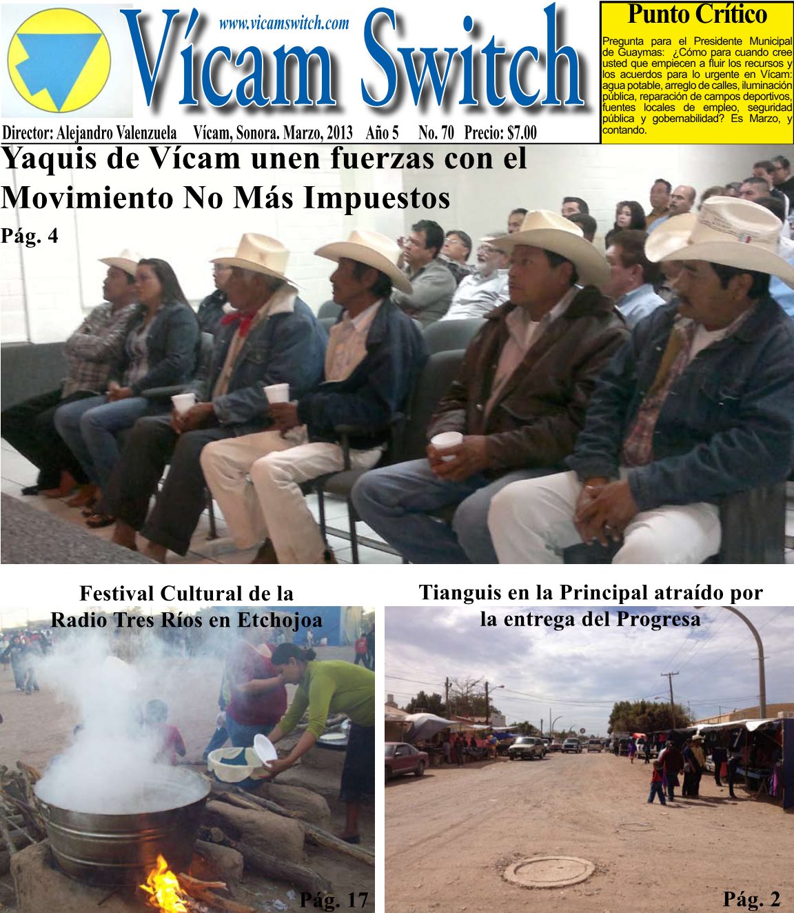Portada: Movimiento No Más Impuestos