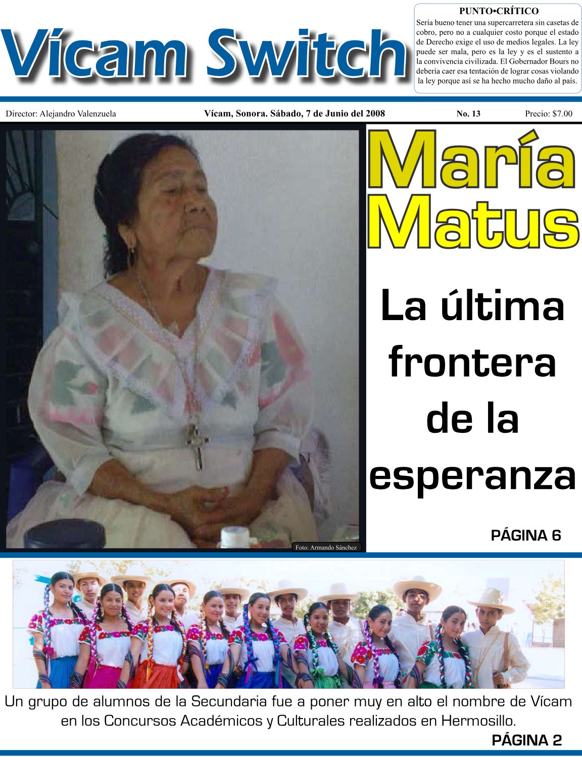Portada: VICAMSWITCH NO. 13