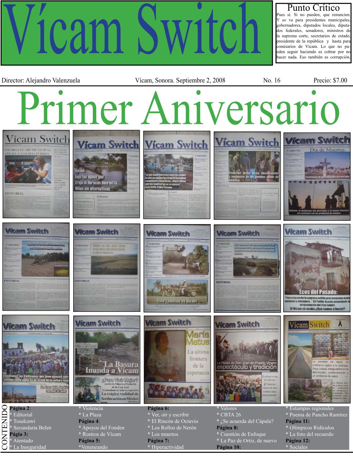 Portada: VICAMSWITCH NO. 16
