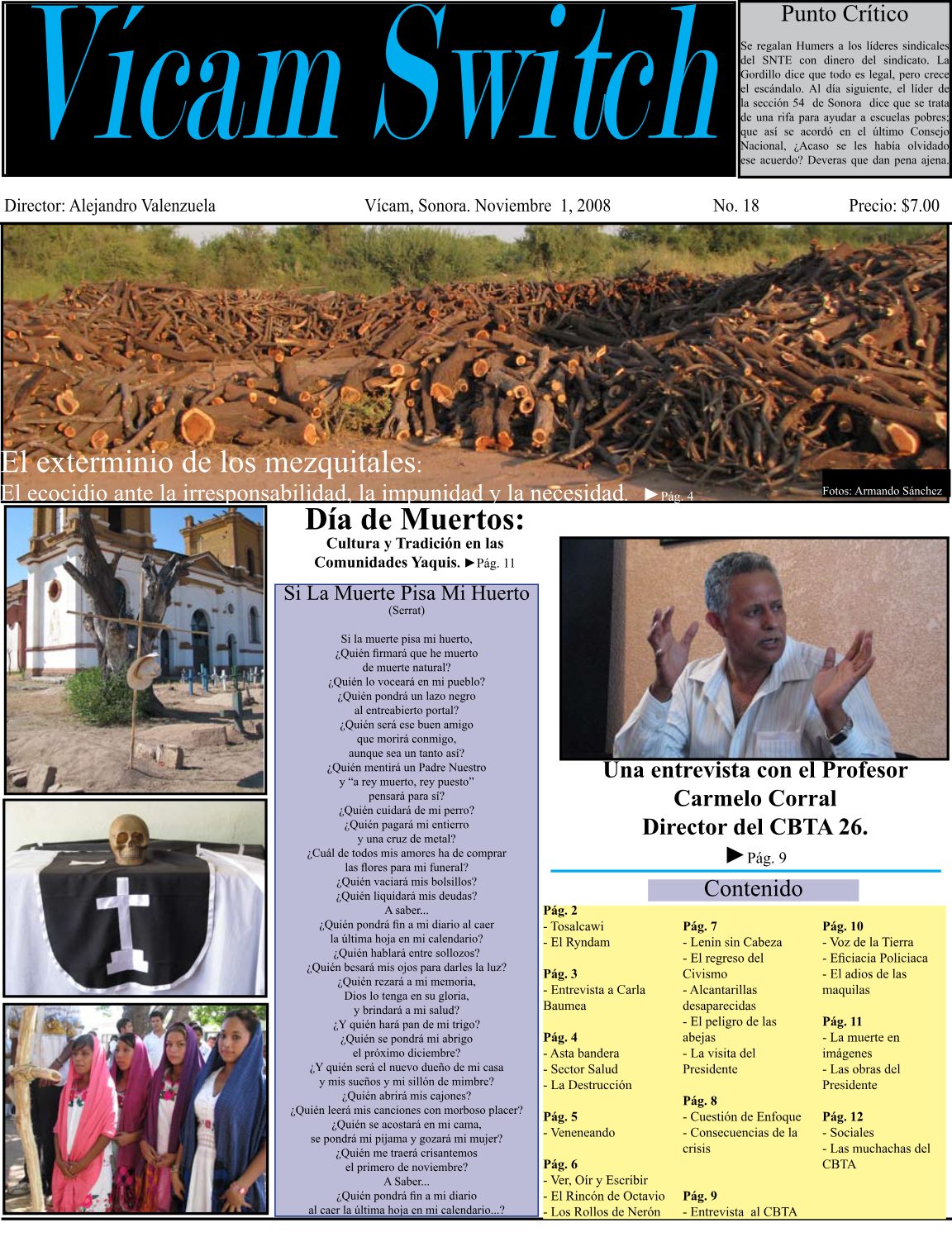 Portada: VICAMSWITCH NO. 18