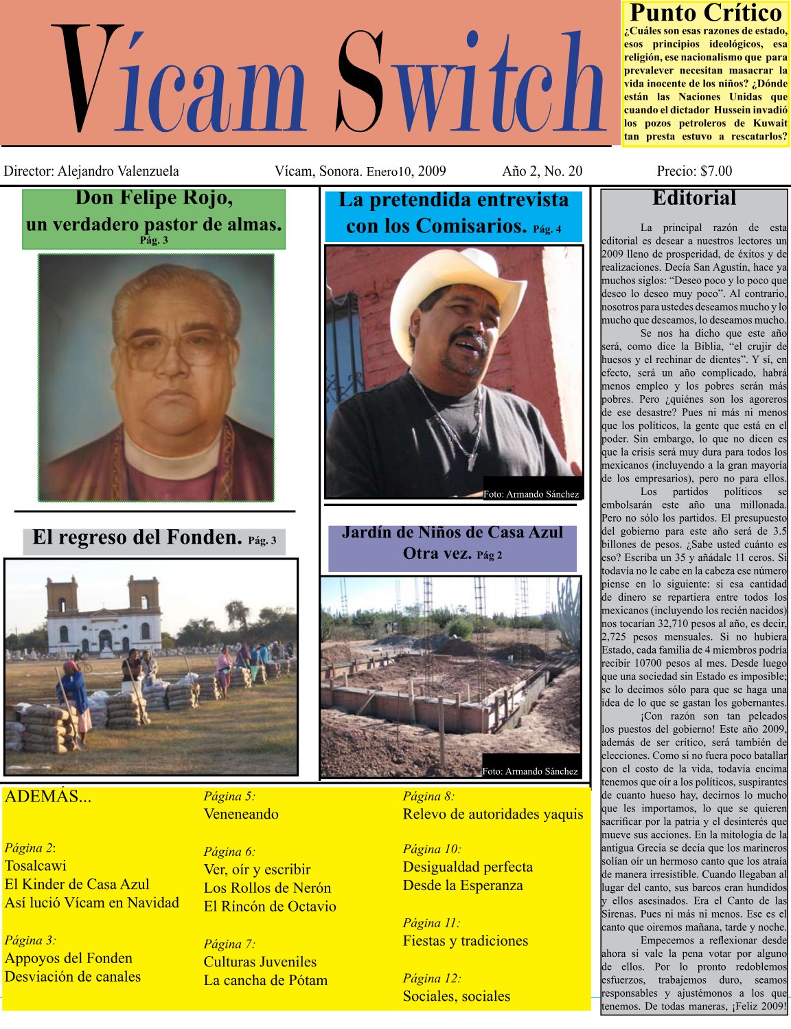Portada: VICAMSWITCH NO. 20